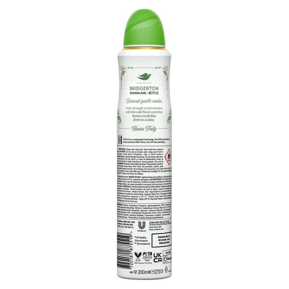 Dove Limited Edition Bridgerton Anti-Perspirant Deodorant Love&Meadows 6x200ml