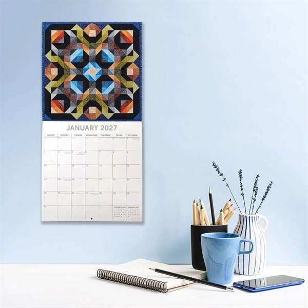 Quilting Calendar 2027, Wall Calendars, Month To View, Lifestyle, Gift