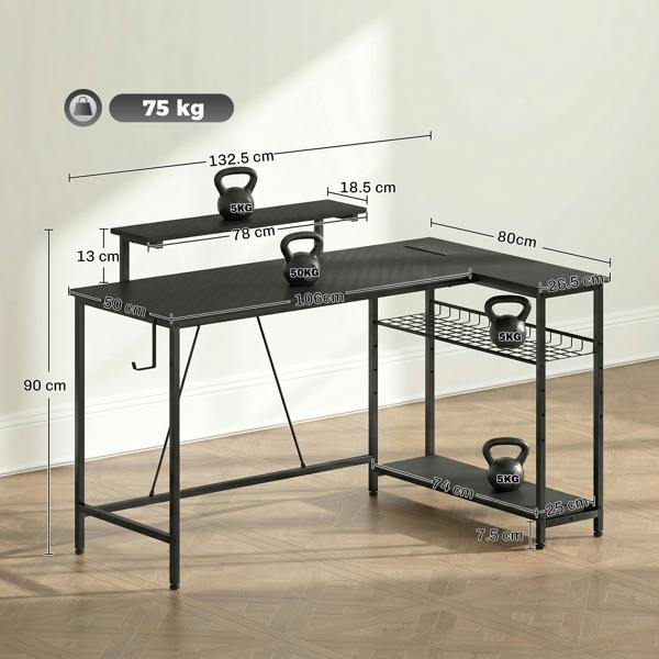 L-shape Computer Desk