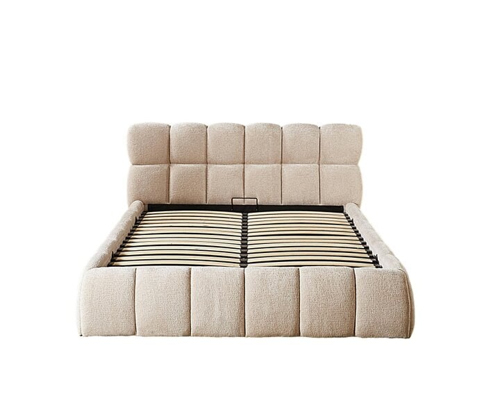 Outdoor Living The Maya Upholstered Soft Plush Ottoman Bed Frame