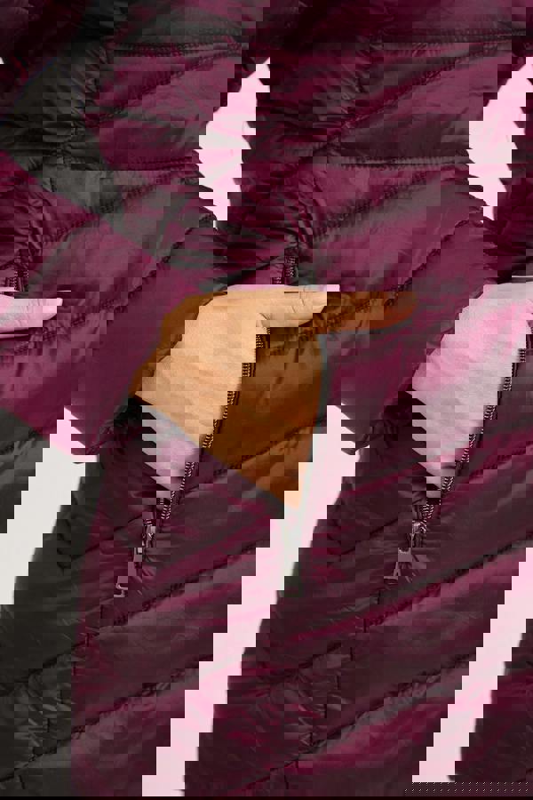 Mudflower Quilted Jacket With Detachable Fur Hood