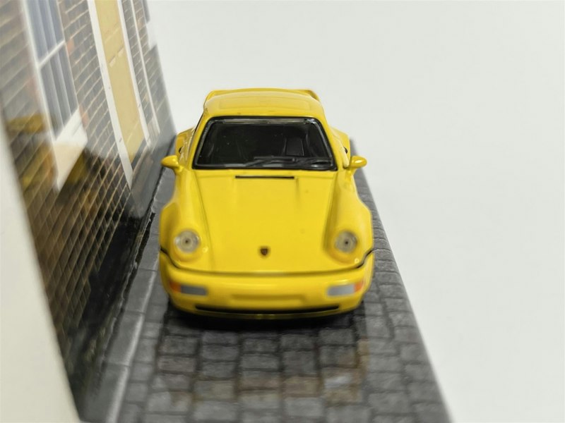 Tarmac Porsche 911 Turbo Yellow 1:64 Scale Tarmac Works Schuco T64S009YL