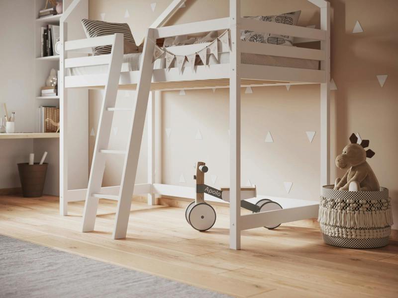Flair Nook House Midsleeper White