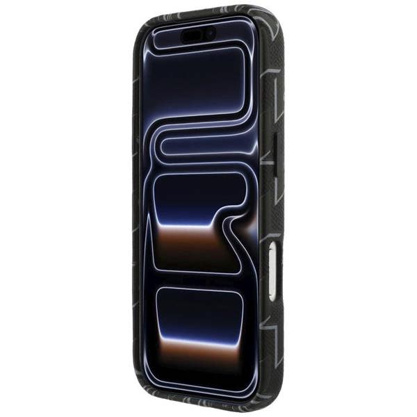 Karl Lagerfeld Monogram Logo Case with MagSafe for iPhone 17 Pro Max 6.9" Black - KLHMP17X5PGKLMCK