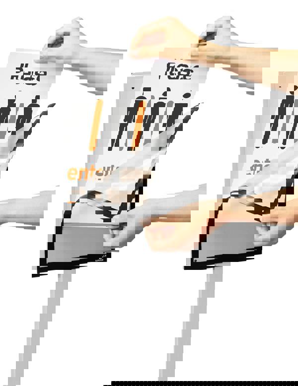 Durable INFO STAND BASIC Aluminium Display Panel Info Floor Sign A4 | 1.3m