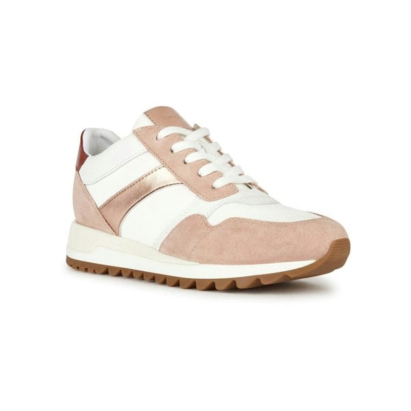 Geox D TABELYA A Women's Sneakers - Nude/White