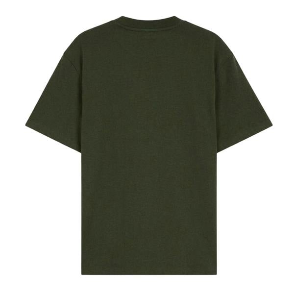 Hugo Boss Mens Heavyweight Relaxed Fit T-Shirt - Dark Green - 