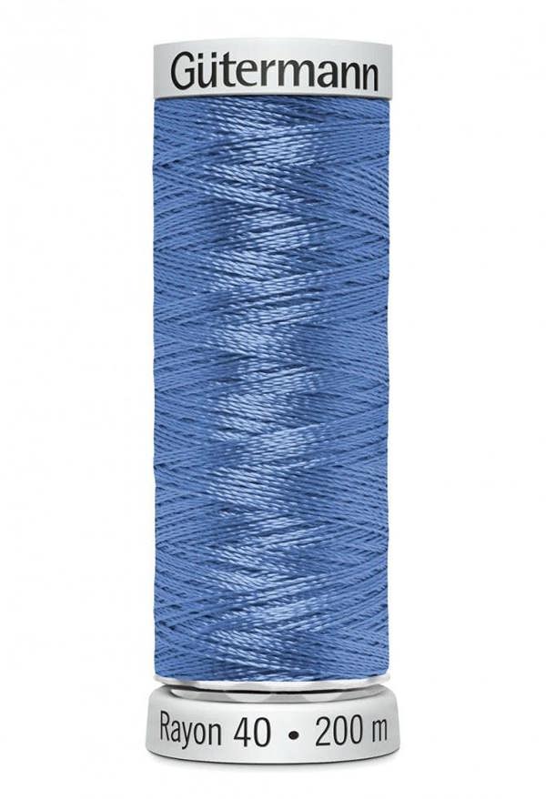 Gutermann No 40 Sulky Rayon Embroidery Thread 200m Rayon Thread Suitable For Embroidery
