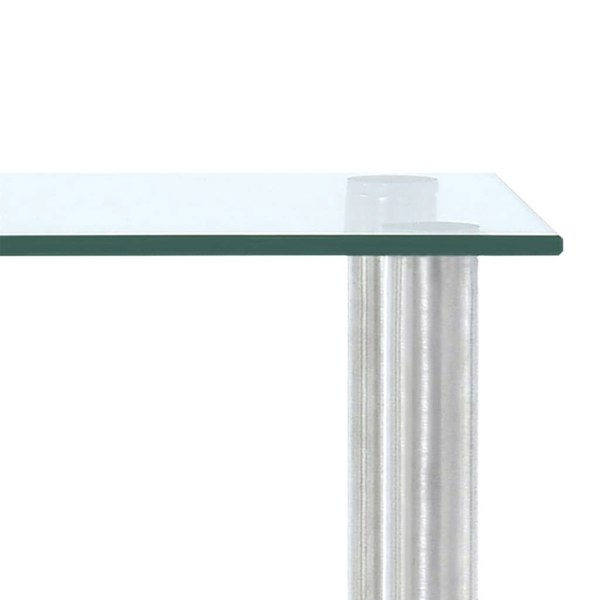 Berkfield Kitchen Shelf Transparent 45x16x26 cm Tempered Glass