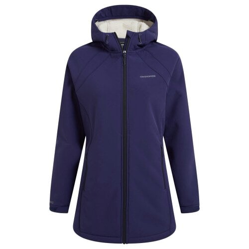 Craghoppers Womens Gwen Hooded Soft Shell Jacket - Indigo Blue