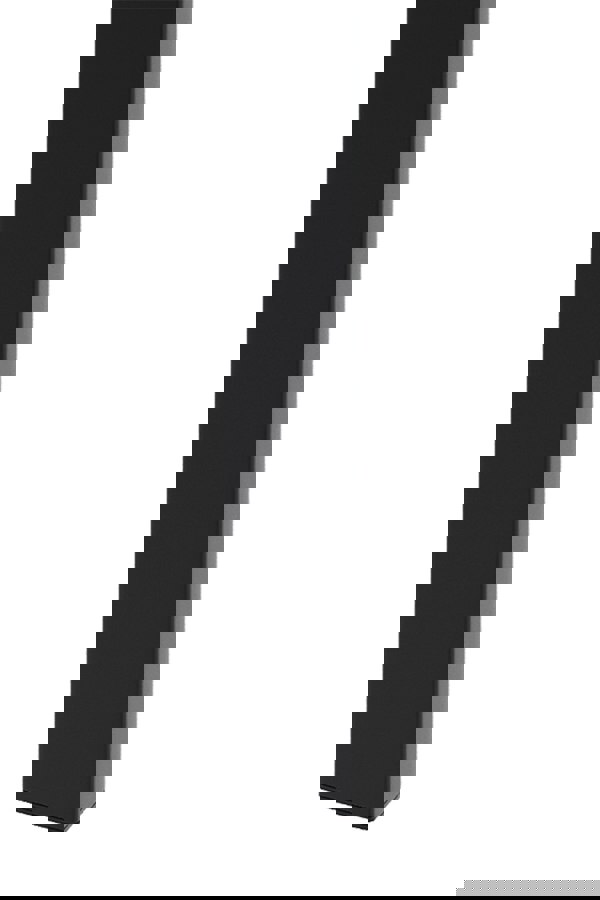 Living and Home 73cm / 28.74 inch 2Pcs Folding Black Metal Table Legs with Plastic Foot Pads Furniture Replacement Legs