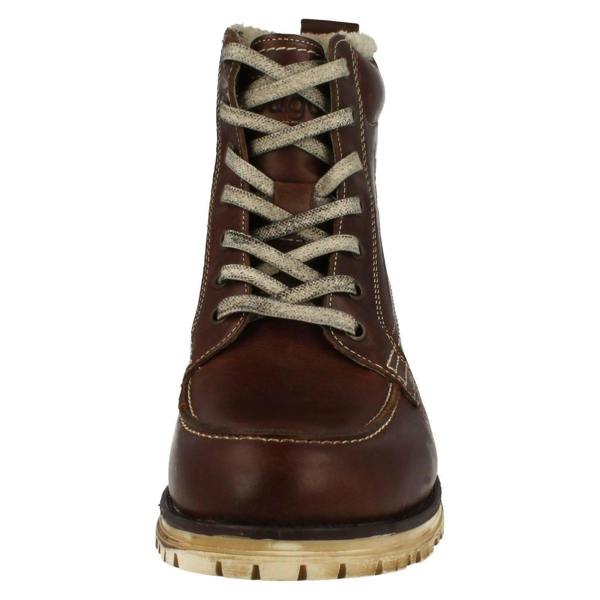 Bugatti Mens Bugatti Worn Look Ankle Boots Fox F69438