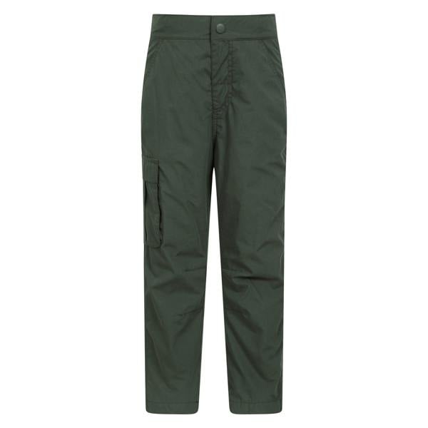 Mountain Warehouse Childrens/Kids Trek Winter Hiking Trousers - Khaki Green