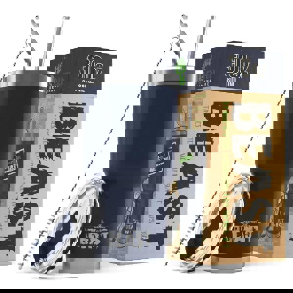 Dyzi Reusable Stainless Steel Double Insulated Coffee Tumbler Travel Mug