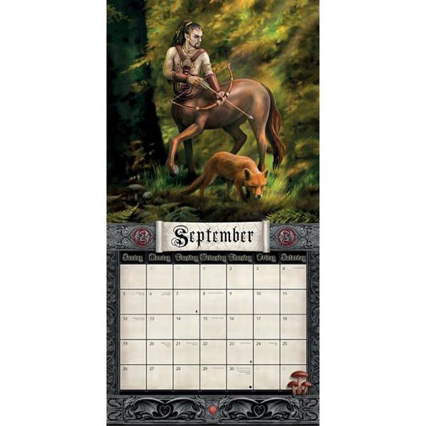Anne Stokes Calendar 2027, Wall Calendars, Month To View, Art, Gift