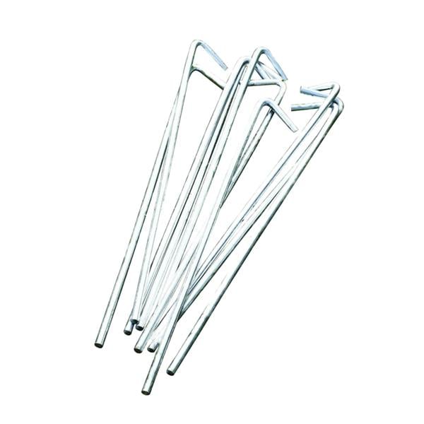 Regatta Great Outdoors 7 Roundwire Steel Tent Pegs - Silver