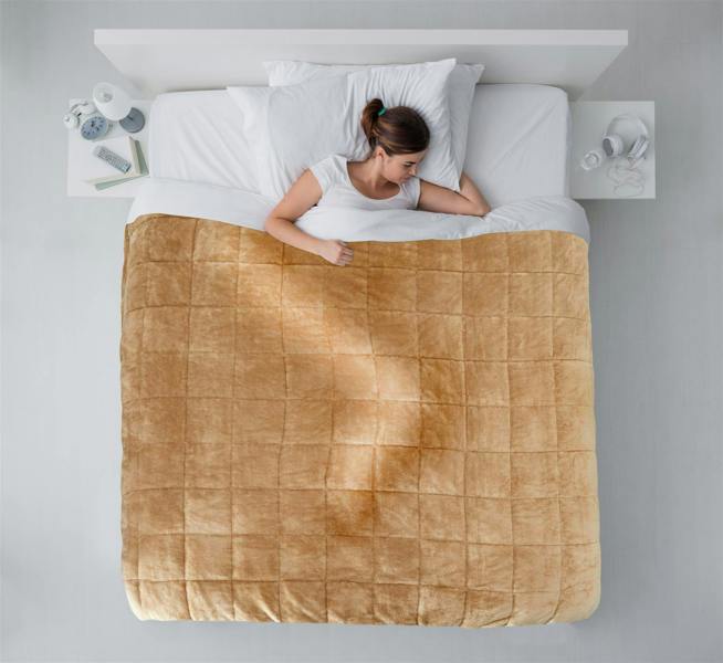 Weighted Sherpa BLANKET Sherpa 60 X 80 Taupe
