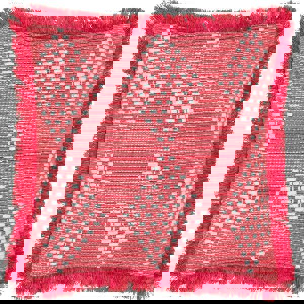 Furn Woven Cushion Cover - Pink