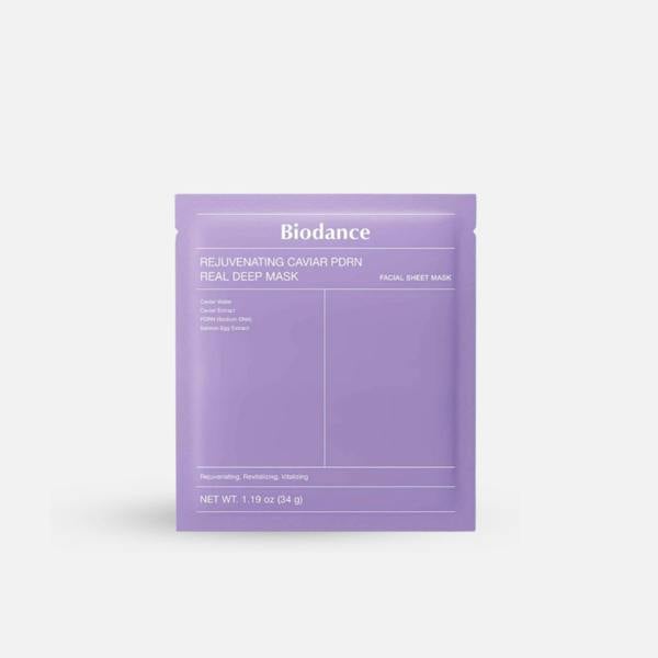 BIODANCE Rejuvenating Caviar PDRN Real Deep Mask (1pc / 4pcs)