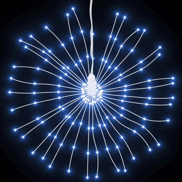 Berkfield Christmas Starburst Lights 140 LEDs 4 pcs Cold White 17 cm
