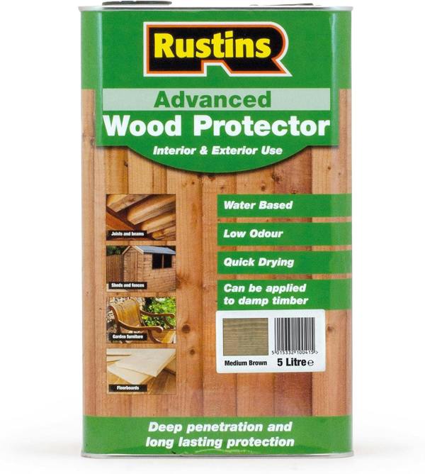 Rustins Advanced Wood Preserver Medium Brown