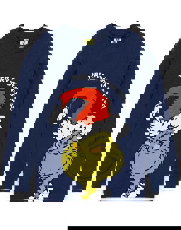 The Grinch Boys Blue Character Long Sleeve Long Leg Pyjama Set