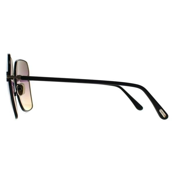 Tom Ford Sunglasses Claudia FT0839 01B Shiny Black Grey Gradient