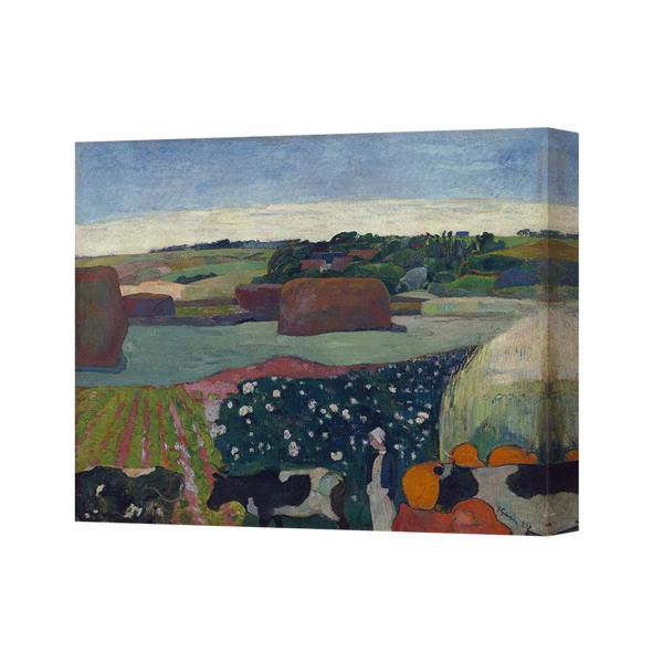 Benjamin Tate Design Pastoral Field Landscape Canvas Print CANVAS 5467 Artwork