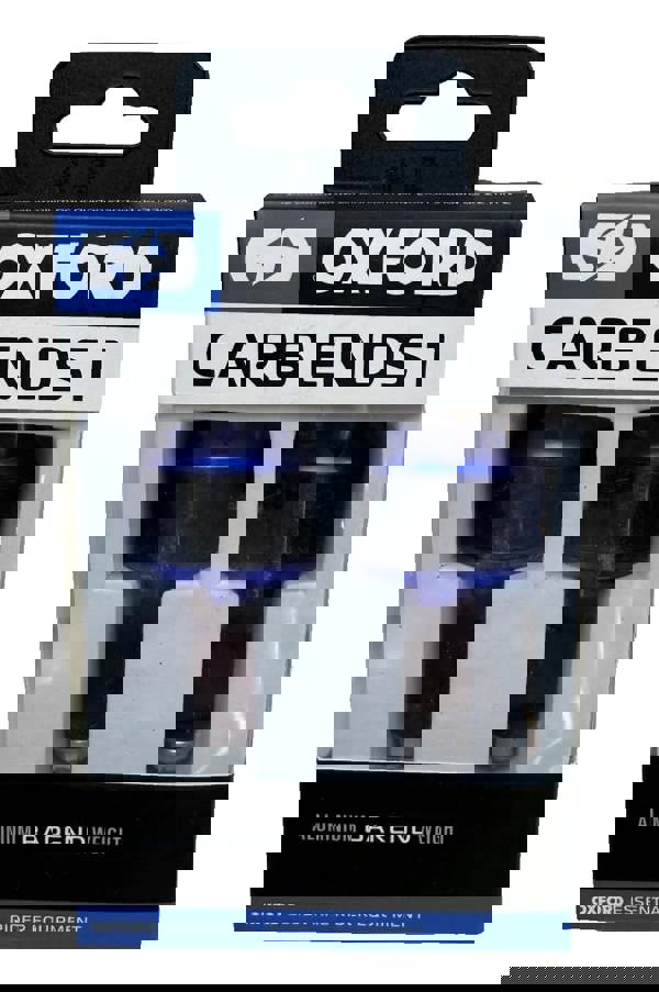 Oxford CarbEnds 1 Colourways Gold, Blue, Red, Silver