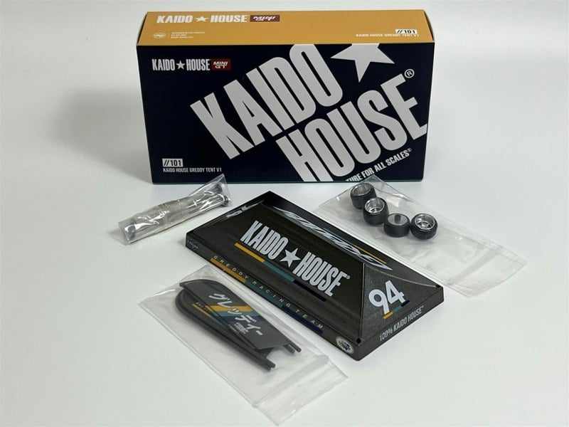 Mini GT Kaido House Greddy Tent V1 1:64 Scale Mini GT KHMG101