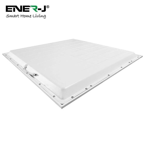 ENER-J Pack of 2, 30W High Lumen 595x595 mm Backlit Panels, Lifud Driver 4800 Lumens, 5 Years, 6500K