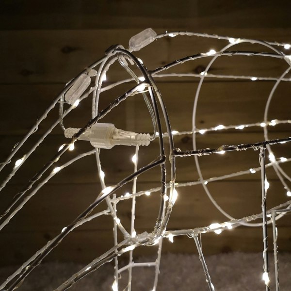 Samuel Alexander 63cm Outdoor Twinkling LED Grazing Reindeer Christmas Decoration in Warm White