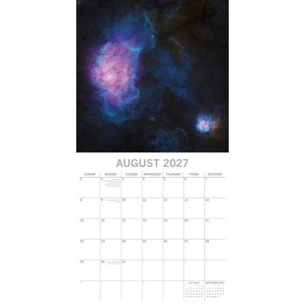 Space Calendar 2027, Wall Calendars, Month To View, Natural World, Gift