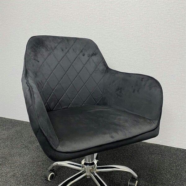 Kosy Koala Office Chair black velvet swivel with arms and wheels leisure home desk computer