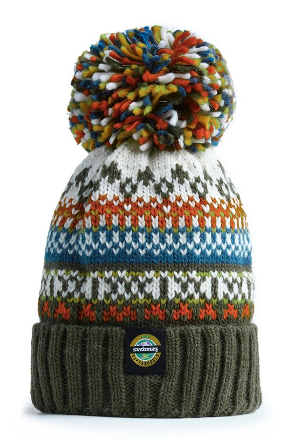 SuperBobble Swimzi Nordic Knit Beanie Hat - Greenland