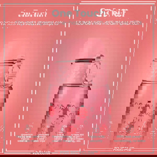 ION8 Leak Proof Kids' Water Bottle, Recyclon, Ladybugs, 350ml (12oz)