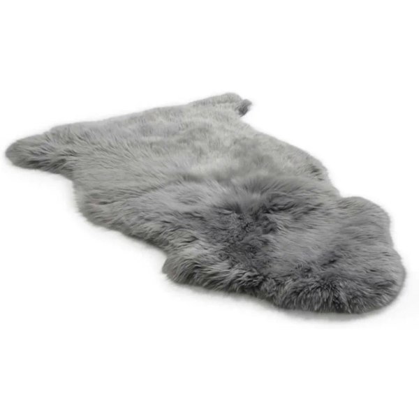 Infinity Leather Genuine Sheepskin Real Natural Wool Area Rug