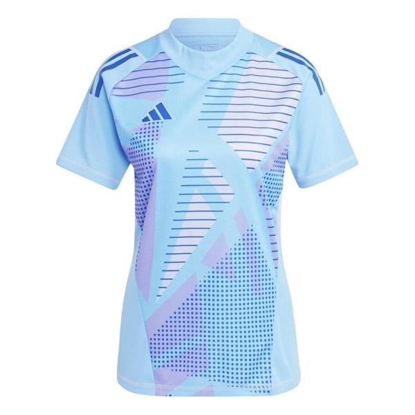 Adidas Womens/Ladies V Neck Raglan T-Shirt - Blue Burst - 