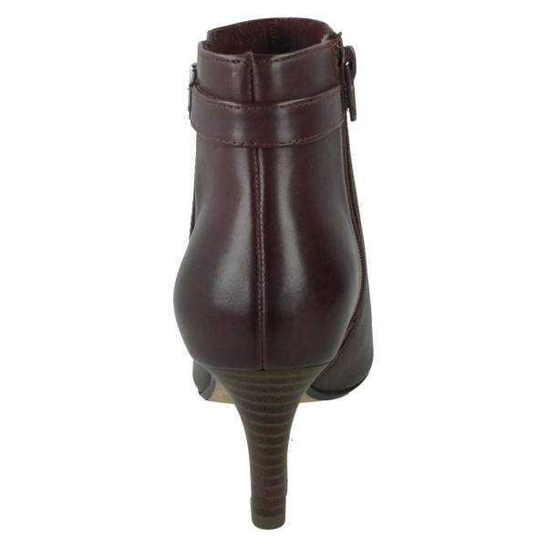 Clarks Ladies Clarks Heeled Ankle Boots Illeana Calla