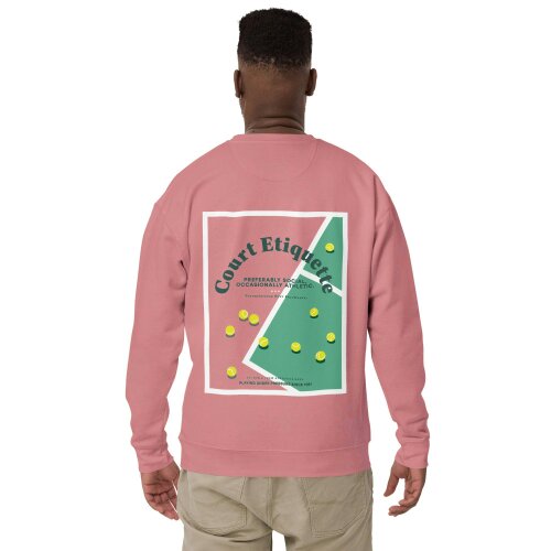Anchor & Crew Court Etiquette Tennis Club League Organic Cotton Sweatshirt