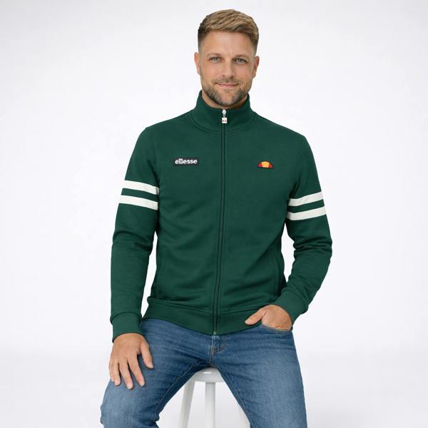Ellesse Roma Track Top Jacket Dark Green