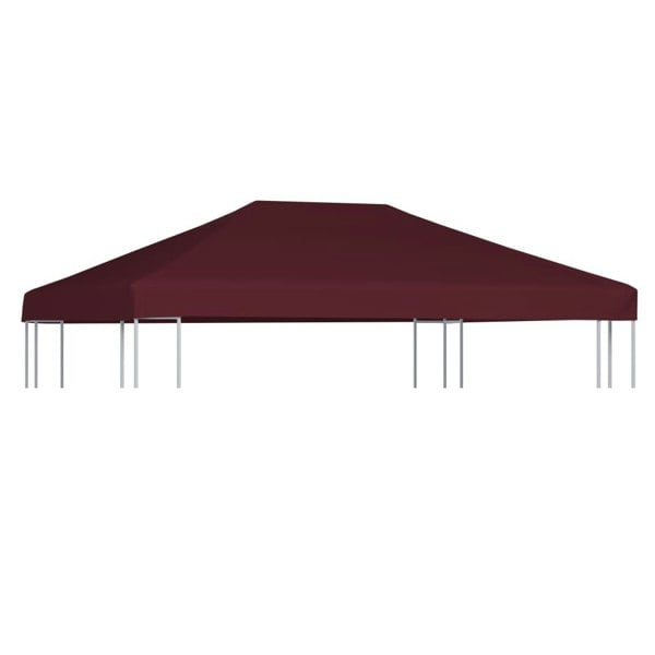 Berkfield Gazebo Top Cover 310 g/ma_ 3x4 m Bordeaux