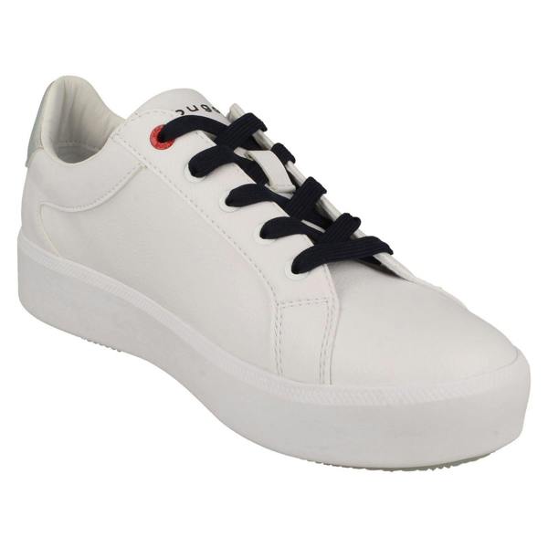 Bugatti Ladies Bugatti Stripe Detailed Chunky Sole Trainers BUG31511