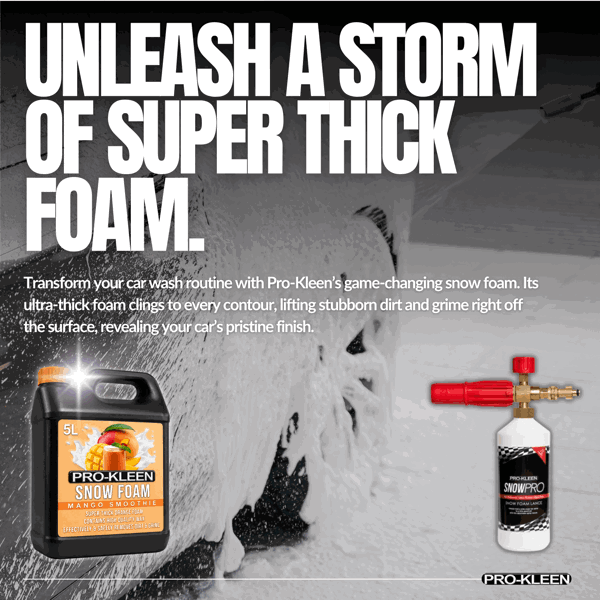 ProKleen Pro-Kleen 15L Mango Smoothie pH Neutral Snow Foam with Wax Super Thick & Non-Caustic Foam