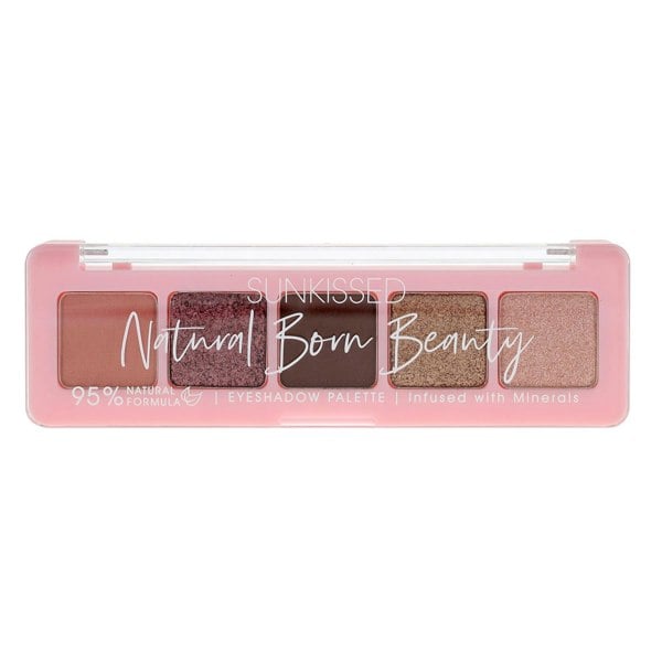 Sunkissed Natural Born Beauty Eyeshadow Palette - 5 x 0.9g Eyeshadow - Infused with Minerals