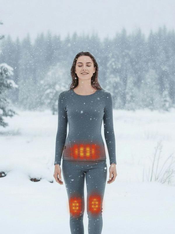 Anniou Women's Heated Thermal Underwear