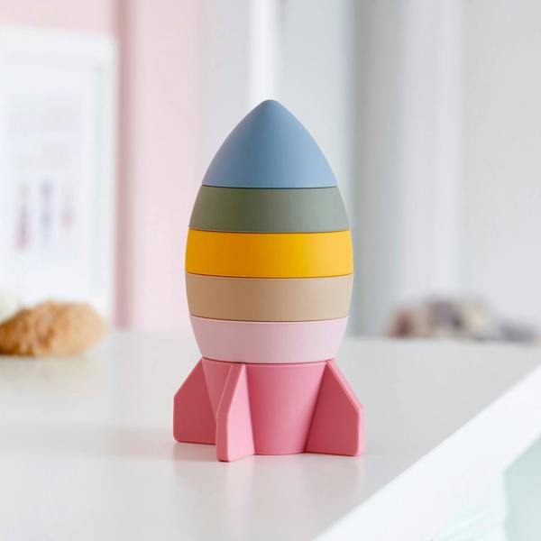 tickit SiliSoft® Rocket Stacker (Earth)