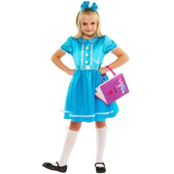 Bristol Novelty Girls Tilda The Bookworm Costume Set - Blue - 