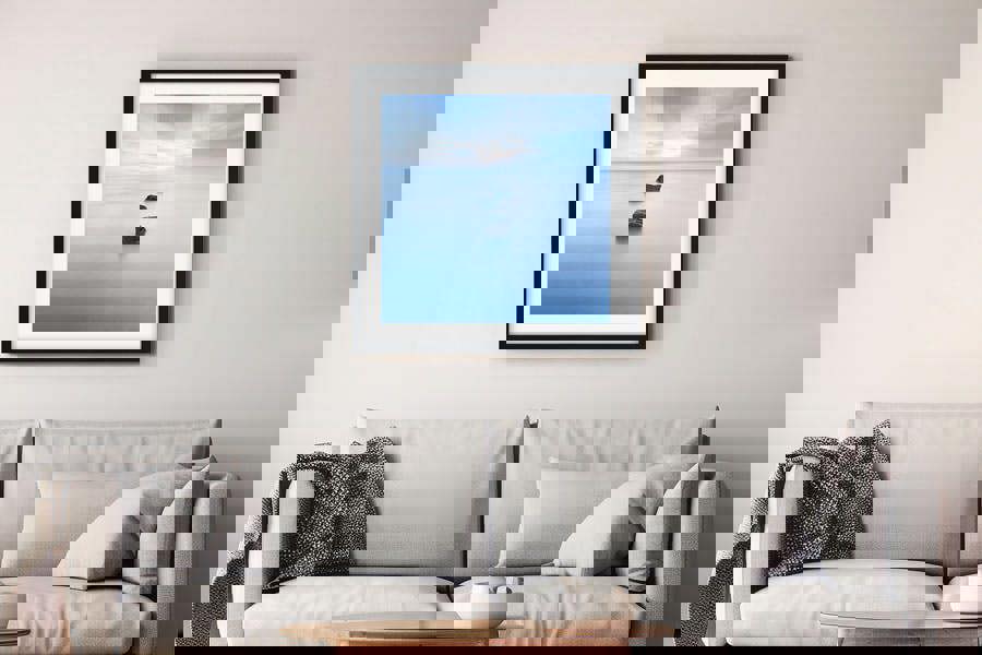 ocean reflections - peaceful meditation picture of the sea