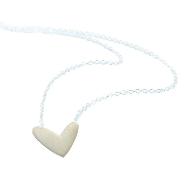 Cariad Sterling Silver Heart Necklace - Reeves & Reeves